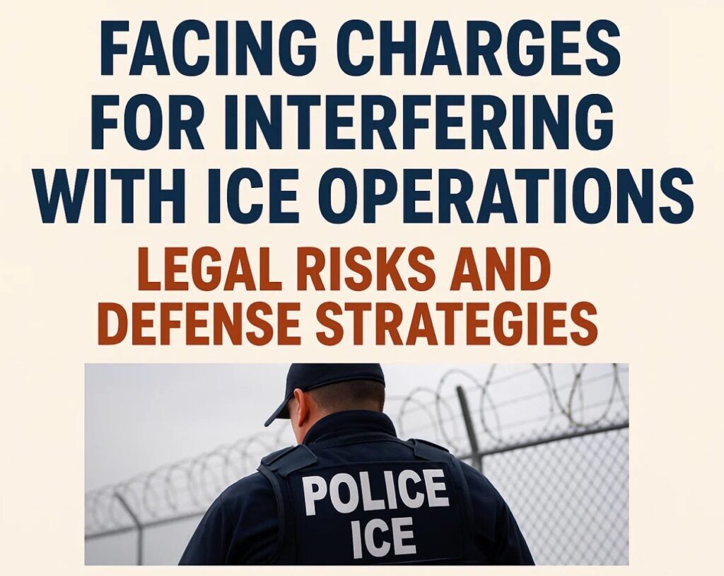 Facing Charges for Interfering With ICE Operations in Phoenix: Legal Risks and Defense Strategies