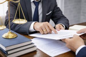 A consultation about hiring a criminal lawyer in Tucson.