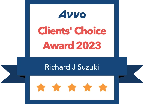 Avvo Client's Choice Award 2023 Badge