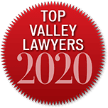 Top Valley Lawyers 2020 badge