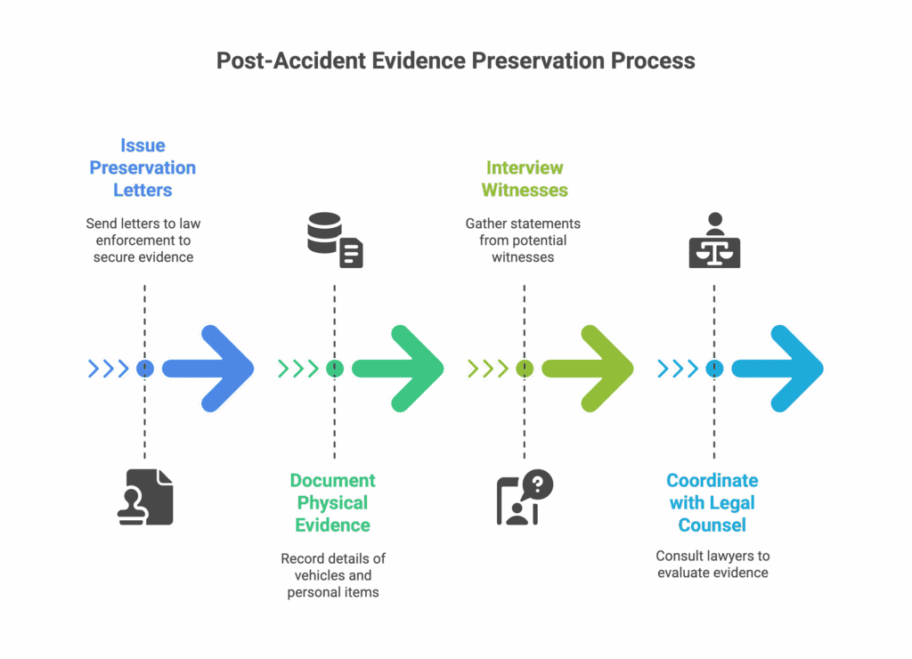 Post-Accident Evidence Preservation Process