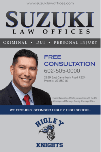 Suzuki Poster showing their sponsorship of Highly Knights