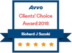 Avvo Clients’ Choice Award 2018: Richard J. Suzuki