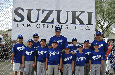 Sponsor for Ahwatukee Little League