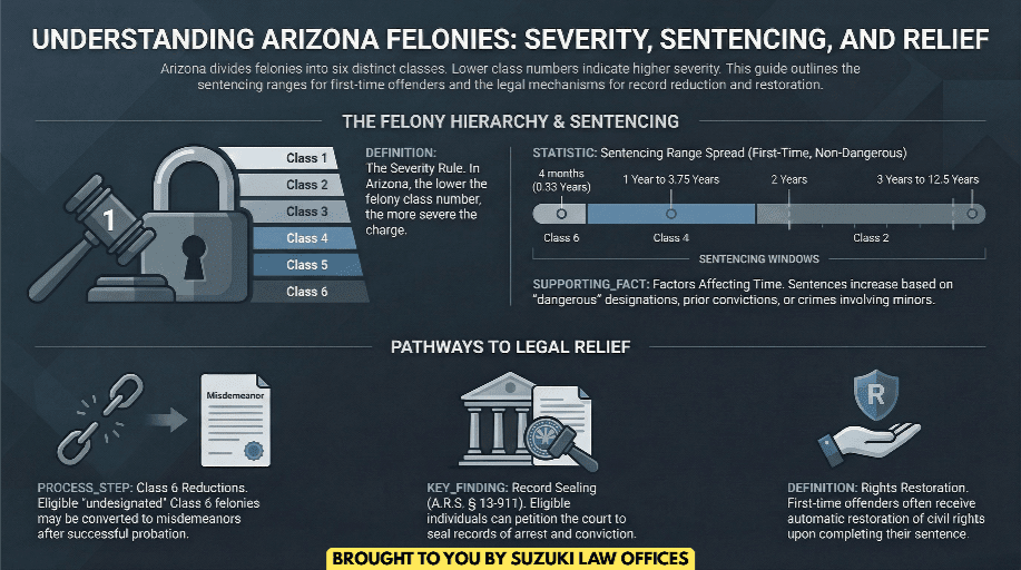 Arizona Felonies and Sentencing