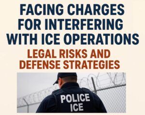 Facing Charges for Interfering With ICE Operations in Phoenix: Legal Risks and Defense Strategies