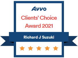 Avvo Clients’ Choice Award 2021: Richard J. Suzuki